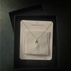 Sterling Silver Initial Necklace